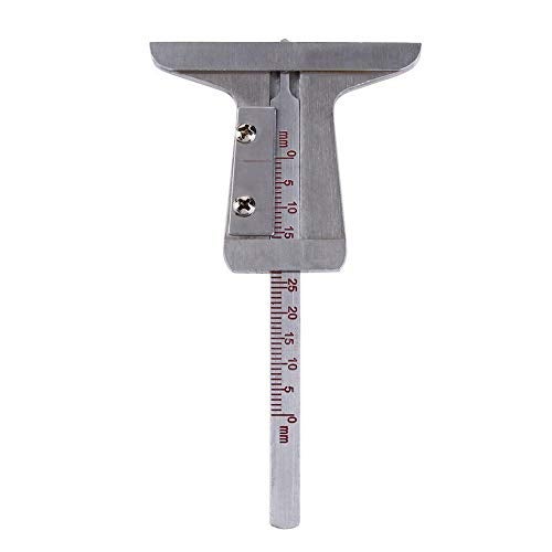 CfoPiryx Tire Tread Depth Gauge with Stainless Steel Body for Cars Trucks and SUV, Car Repair Device Accessories - Image 1