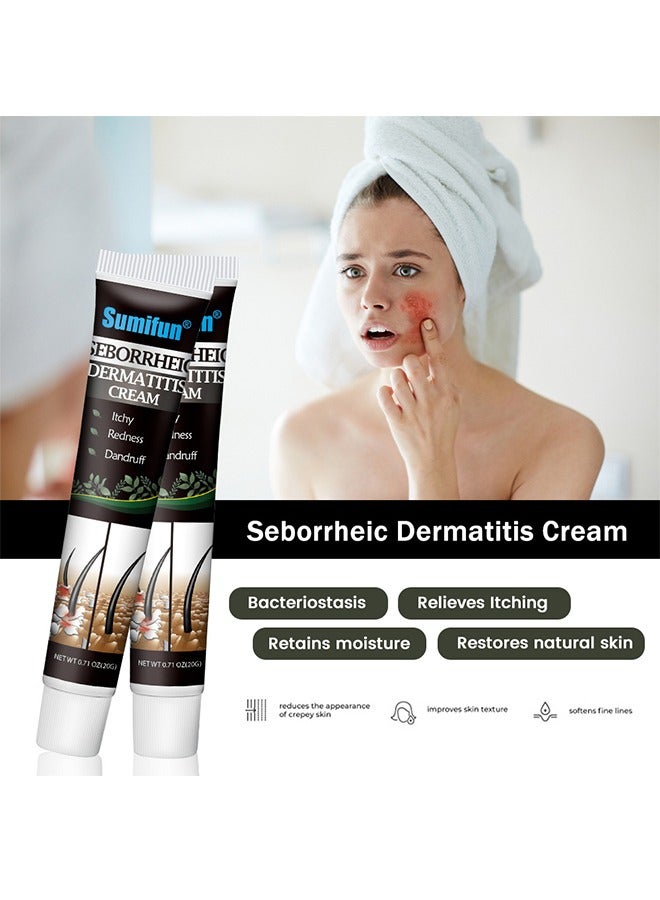 Sumifun Seborrheio Dermatitis Cream - Scalp care cream,cream For Scalp Prone To Folliculitis, Dermatitis, Dandruff, Mites, Itchy And Flaky Scalp, Treats Dandruff And Seborrheic Dermatitis - Image 3