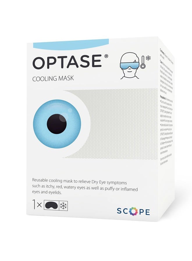 OPTASE Cooling Mask – Gel Eye Mask for Dry Eyes and Seasonal Inflammation Relief – Cold Compress with Innovative HydroCool Technology - Image 1
