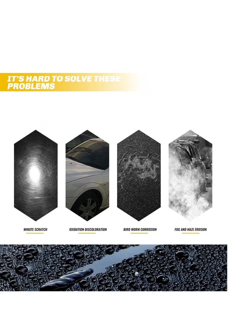 GETSUN Carnauba Car Wax - Premium Shine & Long-Lasting Paint Protection, 230g | For All Clear Coats & Glossy Finishes - Image 3