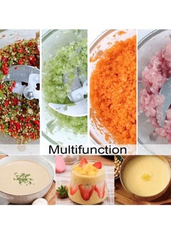 Gonice Electric Meat Grinder Meat Mincer, 2L/ 3L Stainless Steel Electric Food Chopper Food Processor Machine for Meat, Vegetables, Fruits and Nuts, Fast & Slow 2 Speed, 4 Sharp Blades,2L  - Image 2