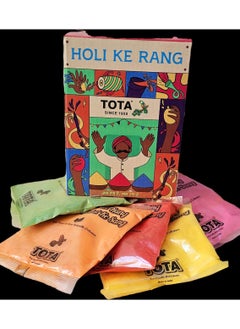 TOTA Tota Holi ke rang New Box | Pack of 5 colors | total 300 g Gulal  - Image 2