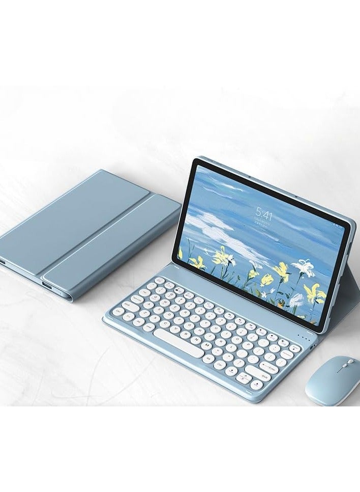 عام حالة لوحة مفاتيح متوافقة مع شاومي ريدمي باد إس إي بحجم 11 بوصة، حالة قابلة للطي ومغناطيسية للتابلت مع لوحة مفاتيح بلوتوث قابلة للانفصال، تشمل لوحة المفاتيح والفأرة لـ ريدمي باد إس إي - Image 1