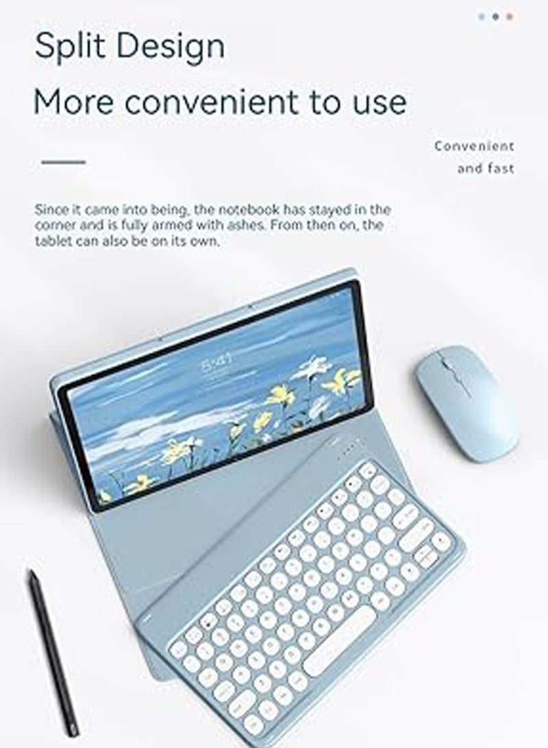عام حالة لوحة مفاتيح متوافقة مع شاومي ريدمي باد إس إي بحجم 11 بوصة، حالة قابلة للطي ومغناطيسية للتابلت مع لوحة مفاتيح بلوتوث قابلة للانفصال، تشمل لوحة المفاتيح والفأرة لـ ريدمي باد إس إي - Image 3