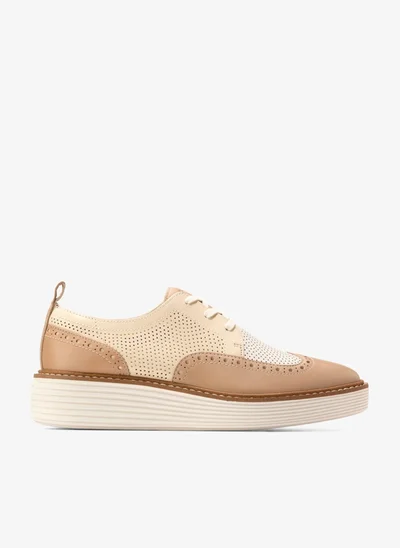 COLE HAAN Women's ØriginalGrand Platform Wingtip Oxfords