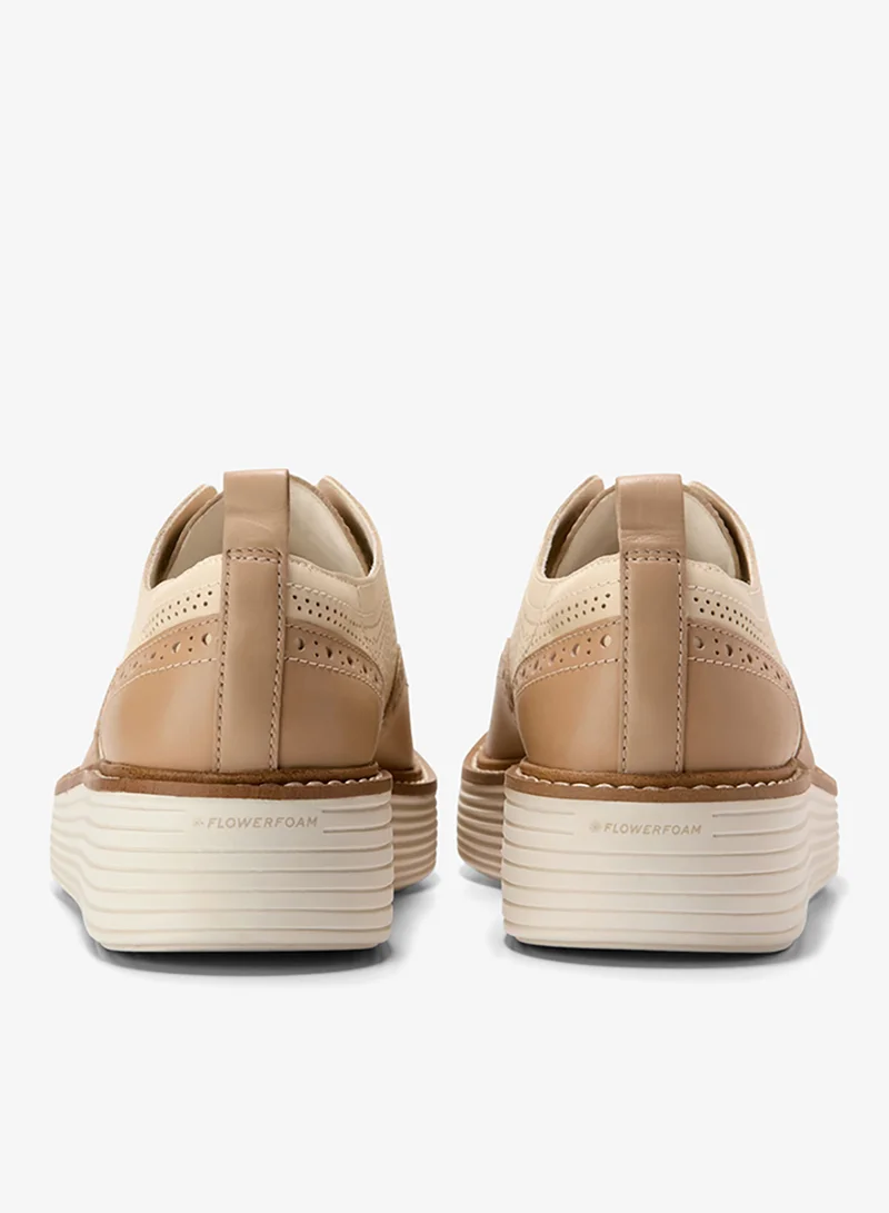 COLE HAAN Women's ØriginalGrand Platform Wingtip Oxfords