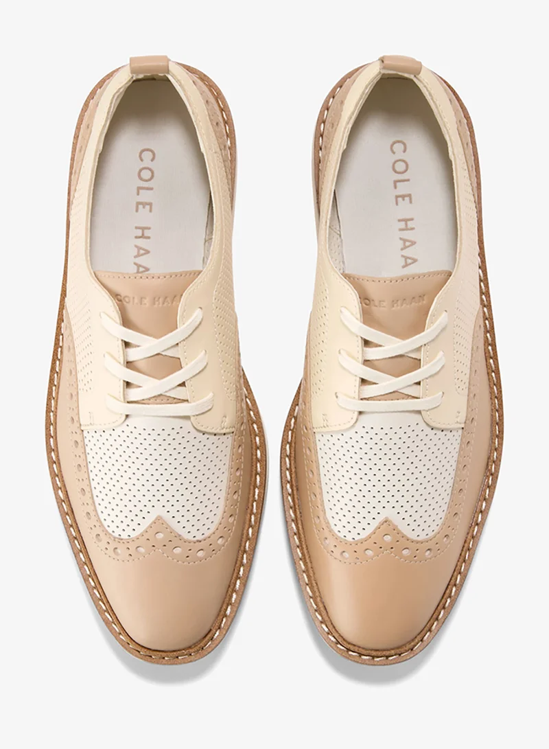 COLE HAAN Women's ØriginalGrand Platform Wingtip Oxfords