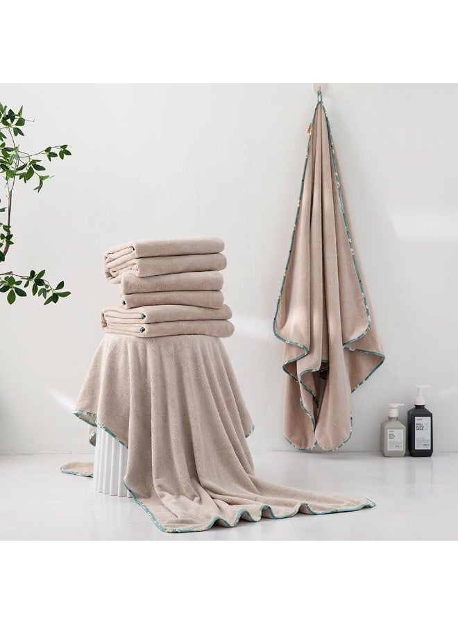 Reefi Women's Elegant Quick-Dry Towel, Beige, M - Image 4
