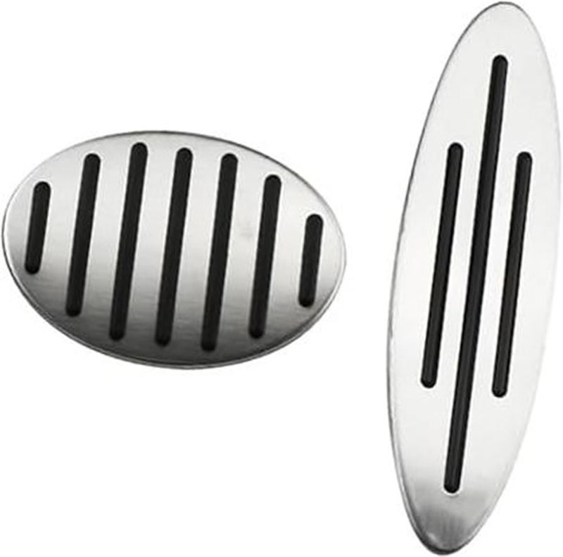 Wivplex Stainless Steel Pedal Pad Set for MINI Cooper - Image 1