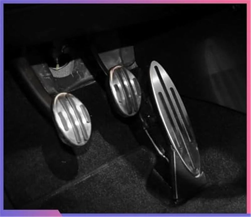 Wivplex Stainless Steel Pedal Pad Set for MINI Cooper - Image 5