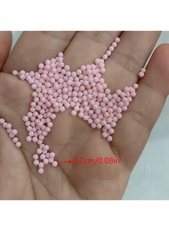 Golden Powder White Candy Beads For Nail Art DIY Filler And Cake Decoration - Image 4