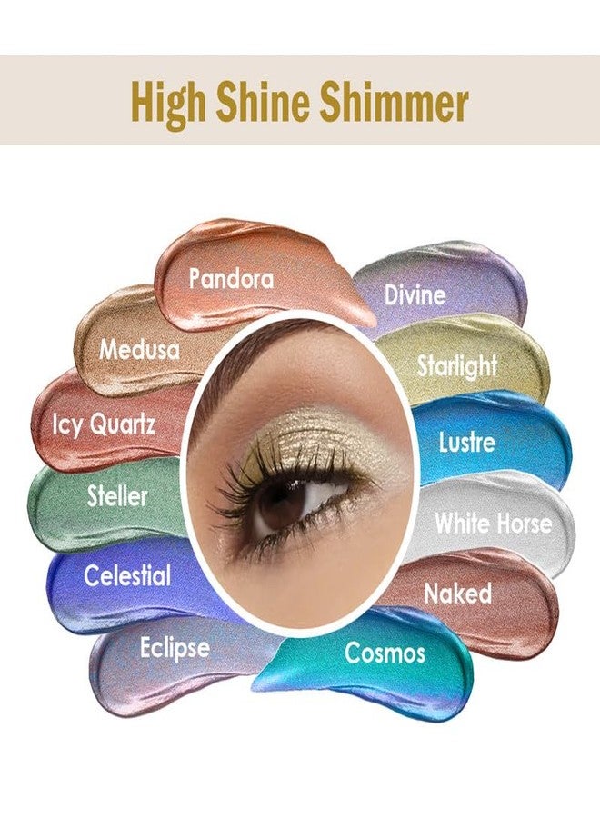 INSIGHT Professional Liquid Eyeshadow - (Medusa) | Light Weighted Formula | Infused with Skincare Ingredients | Water Resistant Pigment | High Shine Shimmers (5g) - Image 4