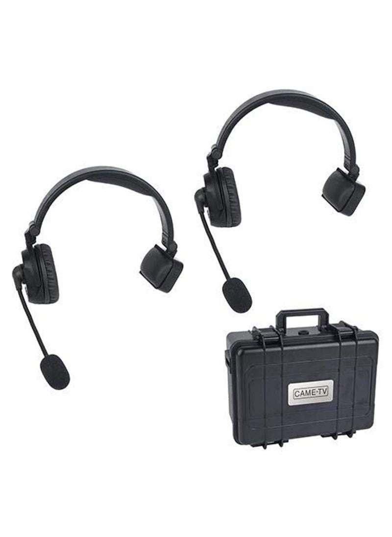 CAME-TV - Waero Duplux Digital Wireless Foldable Headset With Hardcase 2 Pack & HUB - Image 1
