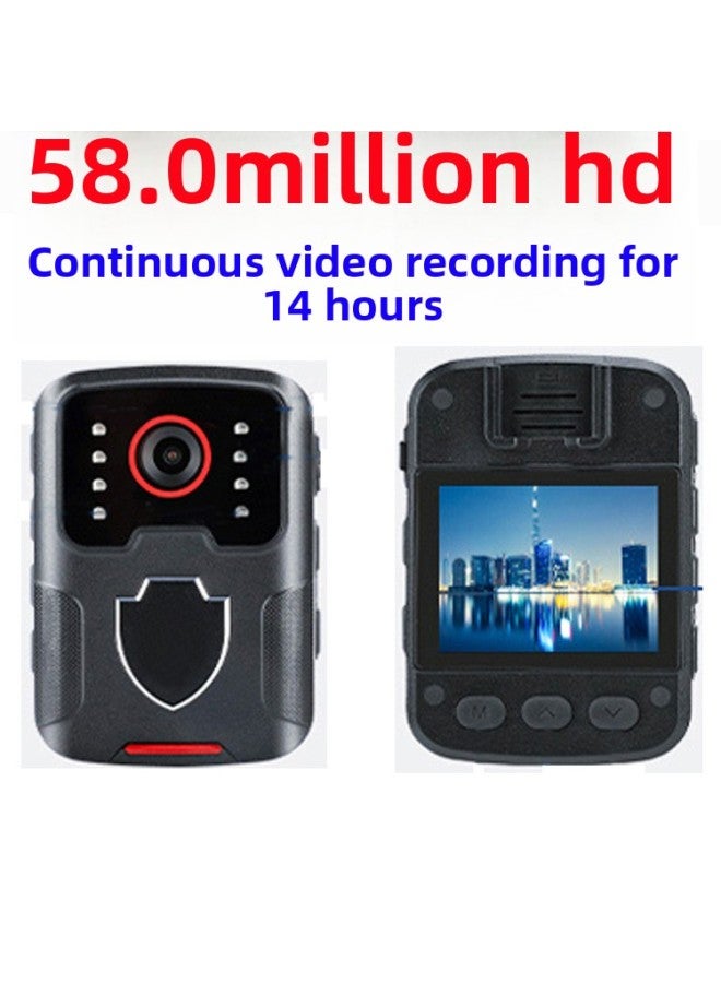 Generic Police Camera Wing Law Enforcement Recorder HD Infrared Night Vision Working Audio And Video Recorder P8 V8 X8 F8 Q9M9-Body Color:Official Standard Configuration (no Card) 