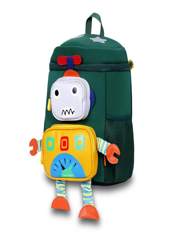SAEKOS Kids School Bag for Preschool | Durable Water-Resistant Backpack for Toddlers Ages 2–5 | Fits A4 Books | Water Bottle Pocket | Comfortable Straps | School Bag for Boys and Girls - Image 5