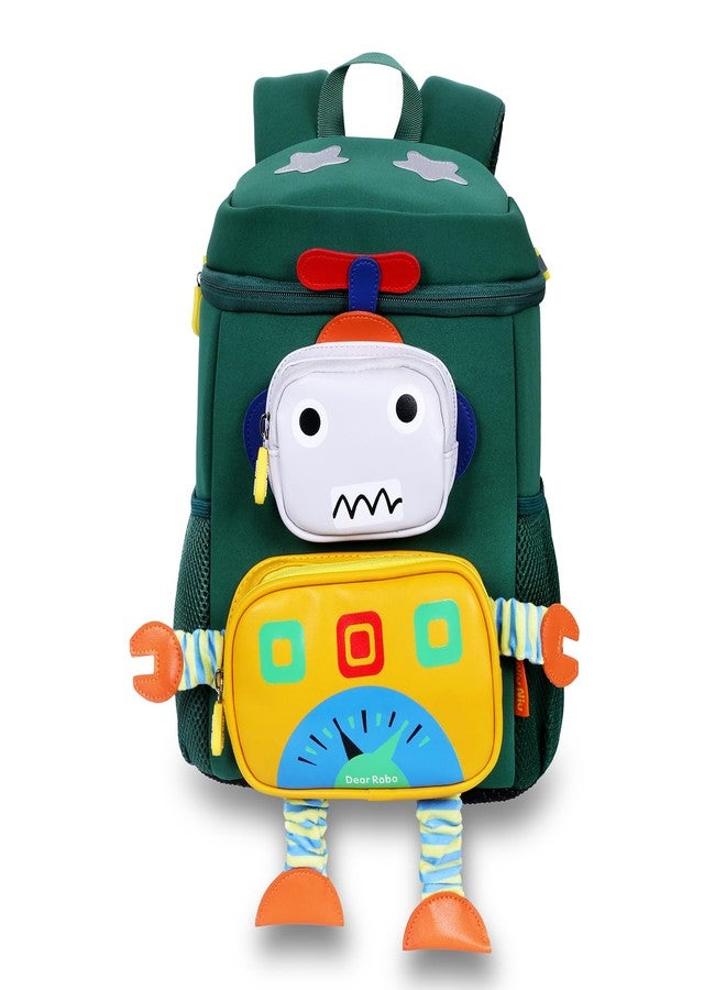 SAEKOS Kids School Bag for Preschool | Durable Water-Resistant Backpack for Toddlers Ages 2–5 | Fits A4 Books | Water Bottle Pocket | Comfortable Straps | School Bag for Boys and Girls - Image 1