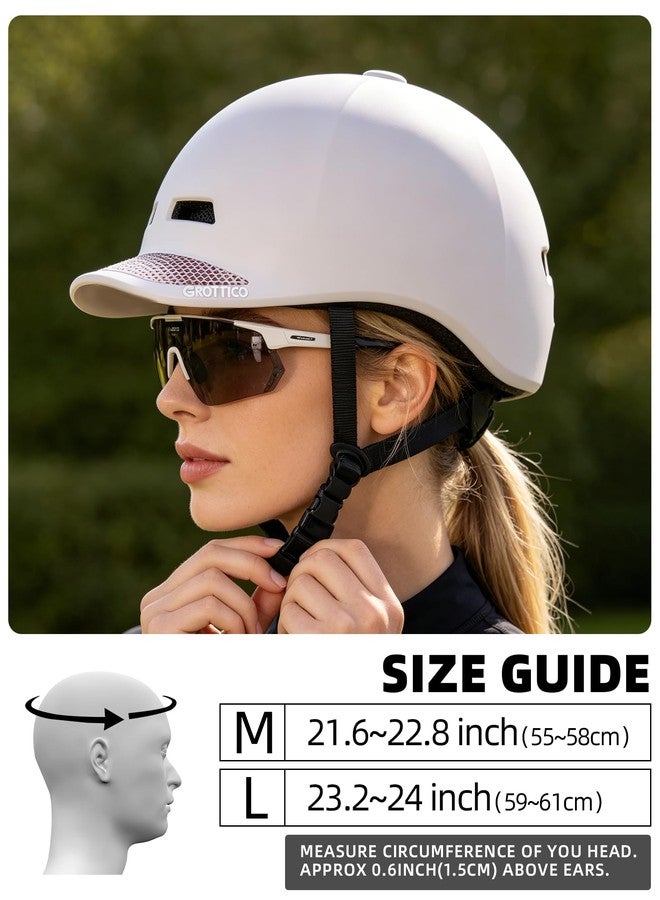 GROTTICO Adult Bike Helmet for Men Women,Adjustable Lightweight Baseball Cap Style Cycling Helmet for Commuting, Road Biking, Skating Scooter - Image 3