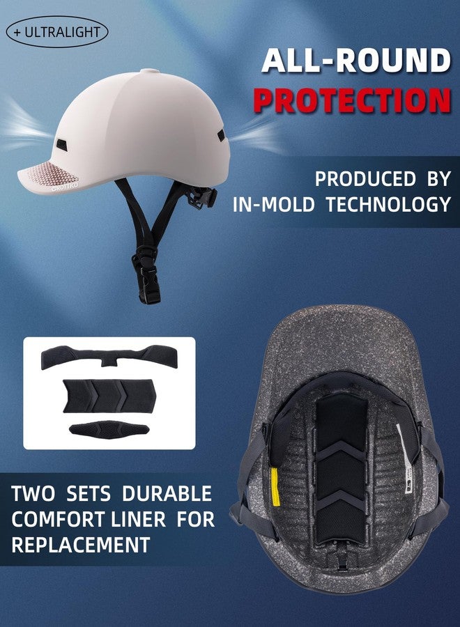 GROTTICO Adult Bike Helmet for Men Women,Adjustable Lightweight Baseball Cap Style Cycling Helmet for Commuting, Road Biking, Skating Scooter - Image 2
