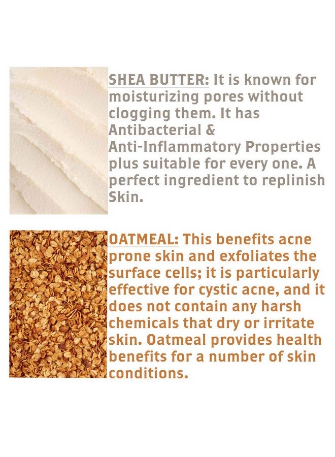 Olivia Care Exfoliating Bar Soap 3 Pack By Olivia Care 100% Natural & Organic Infused With Shea Butter & Oats Deep Clean Refreshing Moisturizing & Hydrating Triplemilled 3 X 5 Oz - Image 5