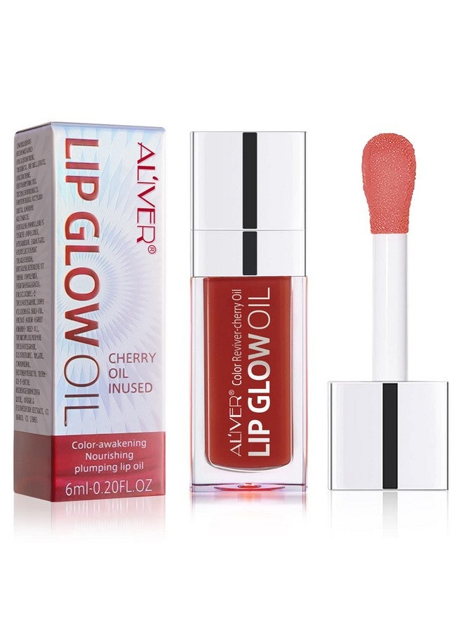 Sefudun زيت لمعان الشفاه مرطب لمعان الشفاه مرطب زيت لمعان الشفاه يدوم طويلاً مقاوم للماء مجموعة صبغة الشفاه (وردي) - Image 2