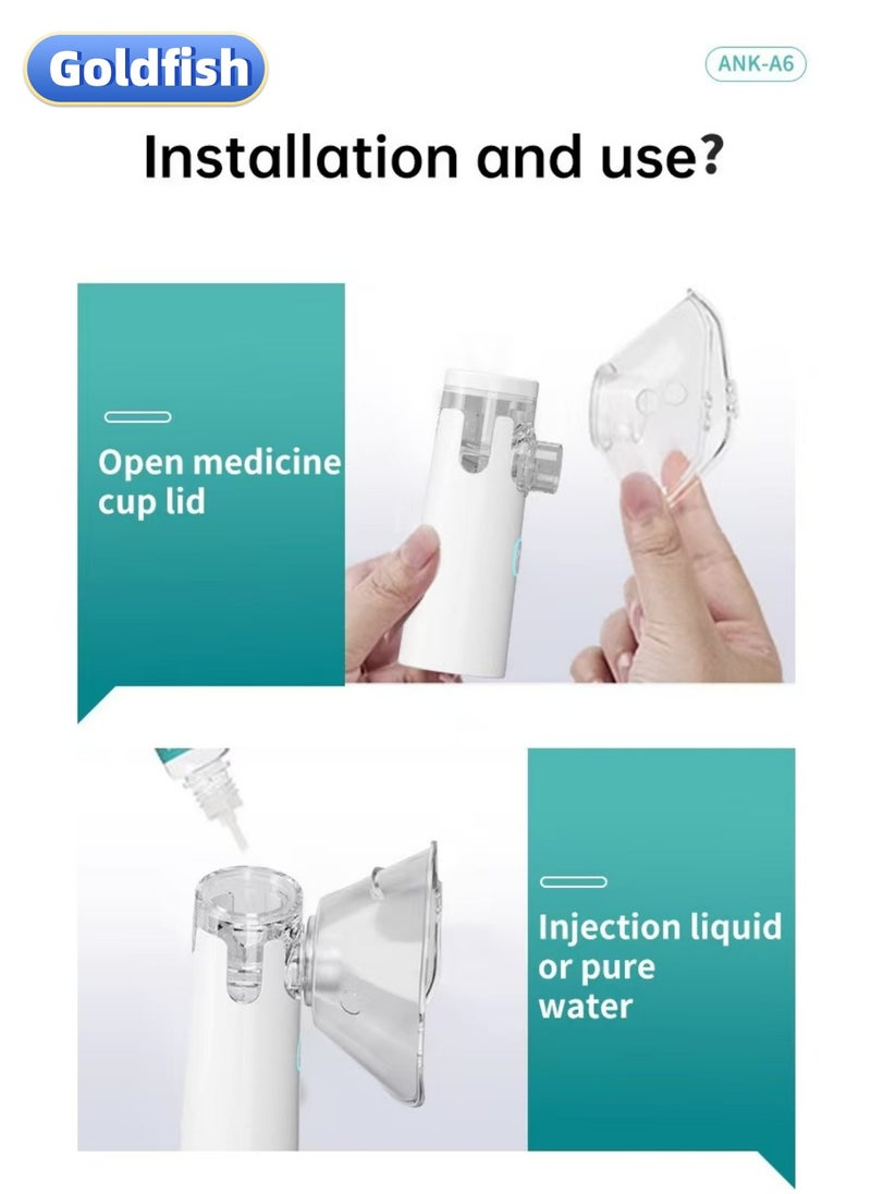Portable Children's Handheld Atomizer Adult Electronic Atomizer Ultrasonic Household Atomizer Health Medical Supplies Equipment Atomizer