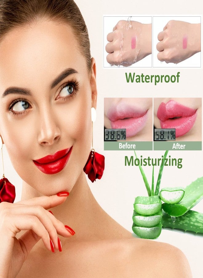 BKPPLZP 3 Pieces Aloe Vera Lipstick,Long Lasting Moisturizing Lip Balm,Nourishing Lip stick,Lipstick,Lip Balm,Magic Temp Color Change,Waterproof Lip Gloss Matte Makeup - Image 5