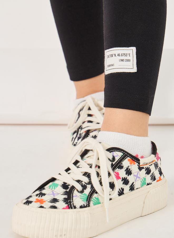 ستايلي ليجنز قطن ستايلي سادة بتفاصيل مطرزة - Image 4