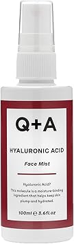 Q+A QA Hyaluronic Acid Face Mist Hyaluronic Acid Betaine protective Aloe Vera and glowy Glycerin create instant rejuvenation 100ml - Image 1