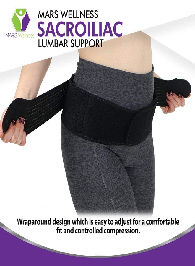MARS WELLNESS Sacroiliac Support SI Loc Hip Belt for Men and Women Lumbar Lower Back Joint Pelvic Posture Support - Small/Medium - Image 4