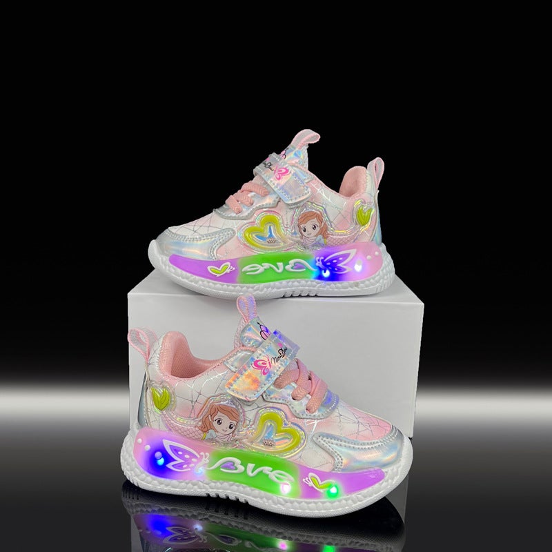 Mesh Sneakers Lightweight Flexible Sole Walking Shoes For Kids Indoor And Outdoor Activities - Image 4