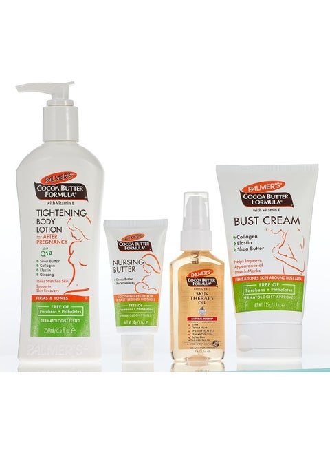 Cocoa Butter Formula New Moms Skin Recovery Set (Set Of 4)