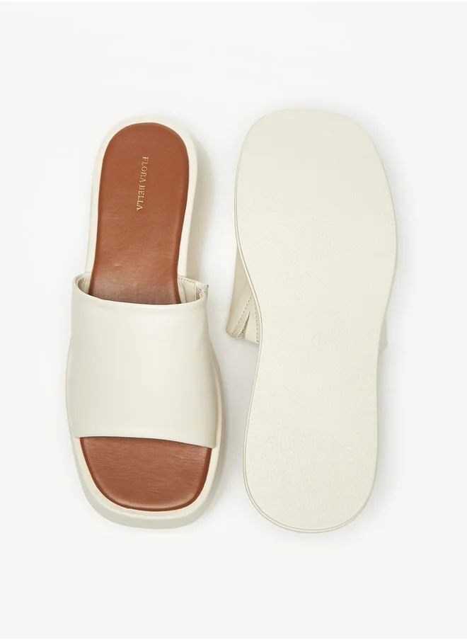Flora Bella Women Open Toe Slip-On Sandals