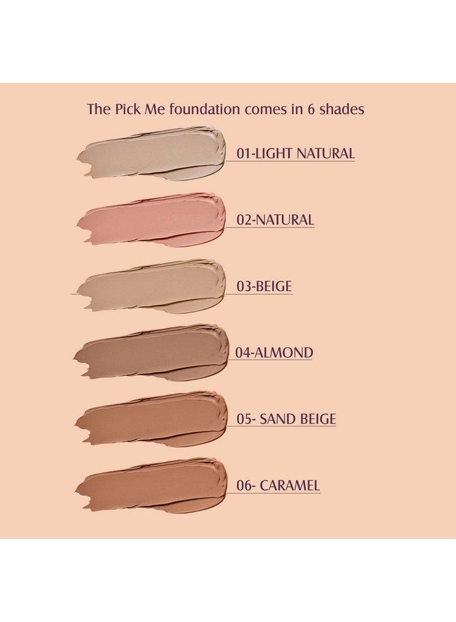 Glam 21 Glam21 Velvet Touch Oil Control Silk Foundation;Waterproof High Coverage;Spf 35 Long Lasting;Light Natural50Gm - Image 5