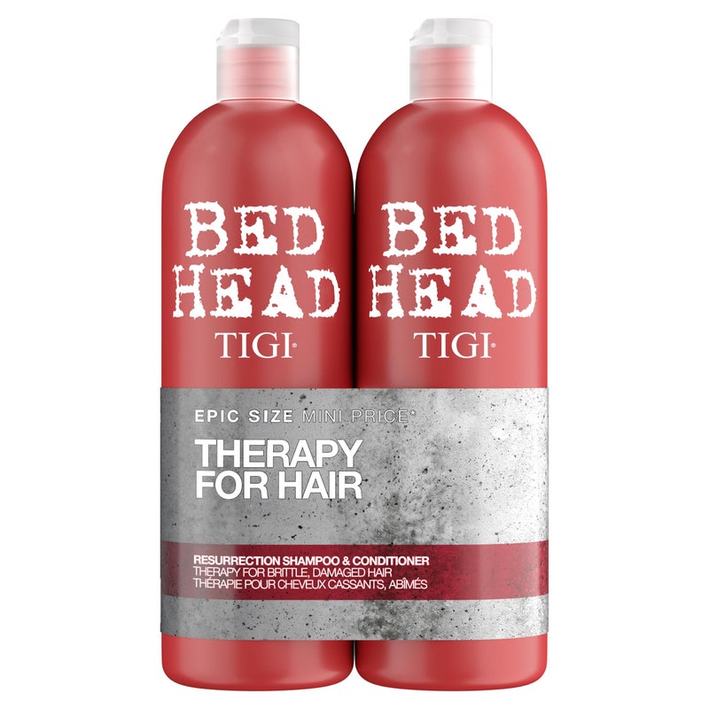 BED HEAD Tigi Bed Head Urban Anti+dotes Resurrection Shampoo & Conditioner Damage Level 3, 25.36 Ounce(Pack of 2) - Image 1