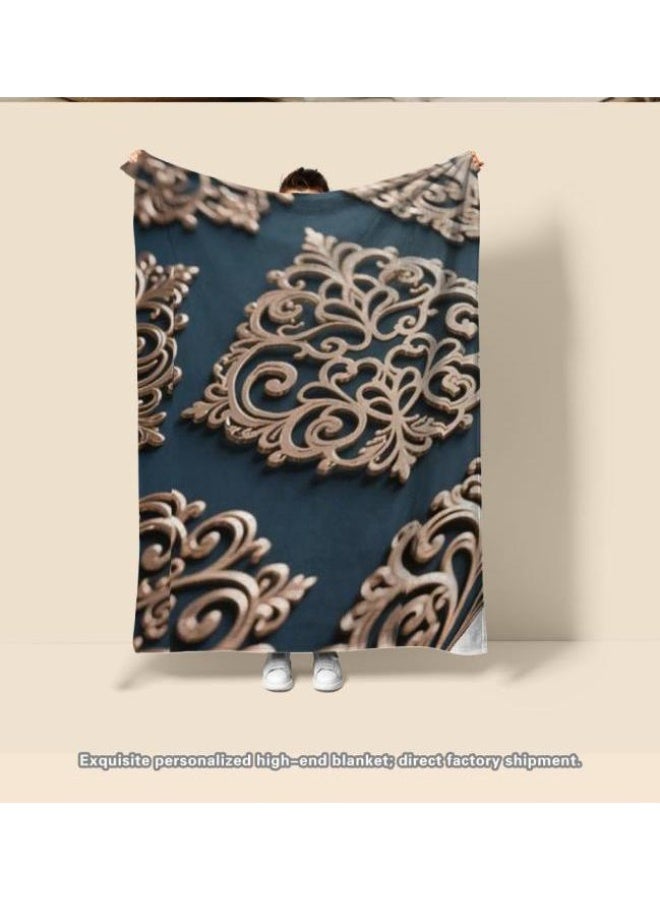 عام بطانية رقيقة من الفانيلا (حرارة ومريحة، ومناسبة للنوم واستخدام اللعبة والغبار والرمل) 150 سم * 200 سم - 1090 - Image 3