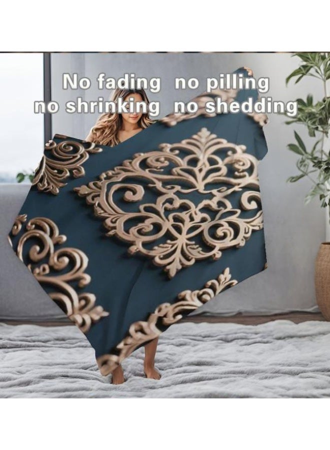 عام بطانية رقيقة من الفانيلا (حرارة ومريحة، ومناسبة للنوم واستخدام اللعبة والغبار والرمل) 150 سم * 200 سم - 1090 - Image 5