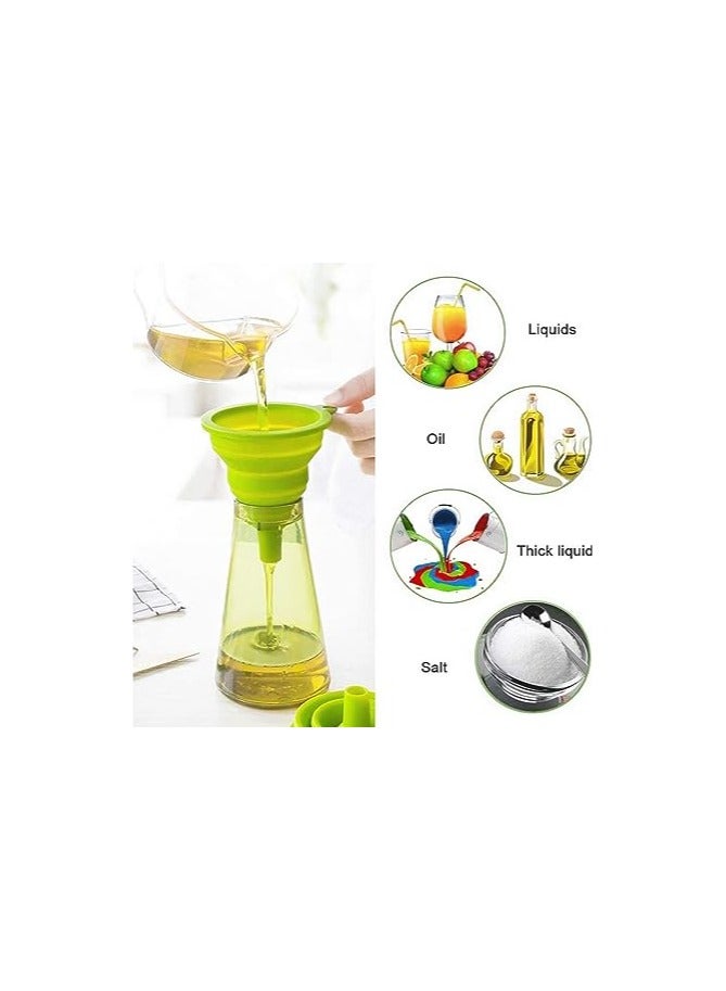 Spaceshoop Foldable Silicone Funnel Multicolour - Image 3