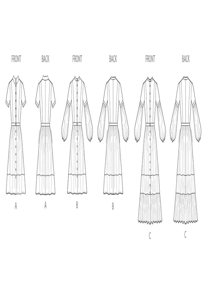 SIMPLICITY Sewing Pattern SS3098H5 Misses' Dress with Sleeve and Length Variations H5 (6-8-10-12-14) - Image 2