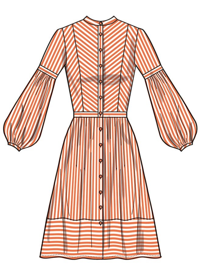 SIMPLICITY Sewing Pattern SS3098H5 Misses' Dress with Sleeve and Length Variations H5 (6-8-10-12-14) - Image 5