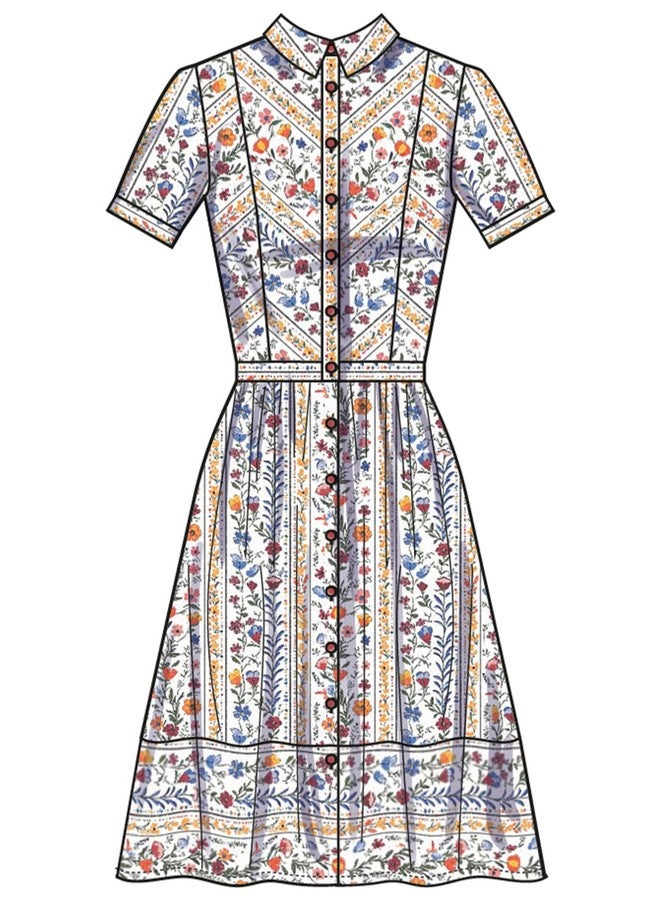SIMPLICITY Sewing Pattern SS3098H5 Misses' Dress with Sleeve and Length Variations H5 (6-8-10-12-14) - Image 4