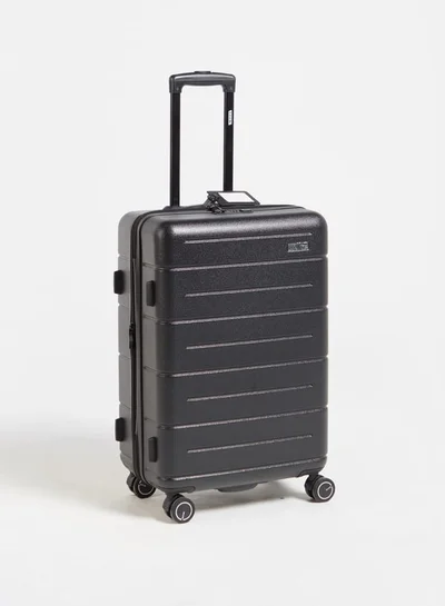 وايف Textured Hardcase Luggage Trolley Bag with Retractable Handle