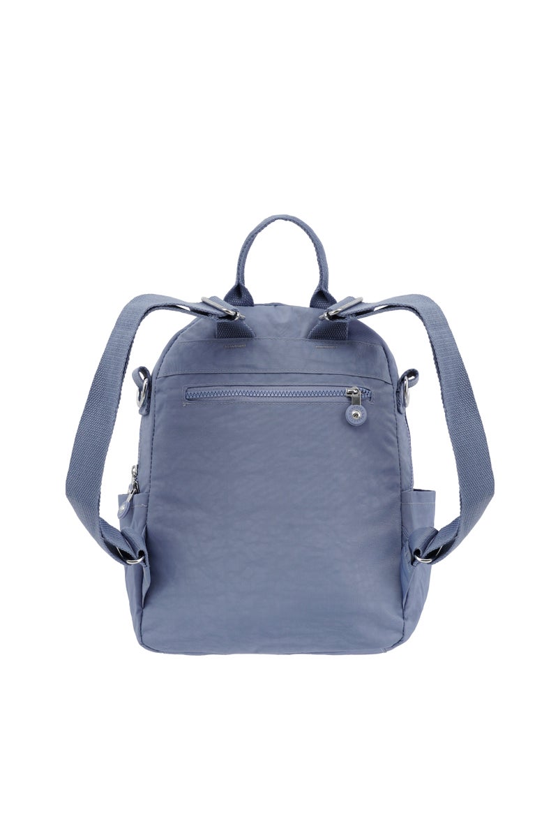 CAPRICE COLLECTION Unisex AllDay Small Backpack – Waterproof Nylon, Adjustable Straps, Detachable Shoulder Strap Light Blue  - Image 5