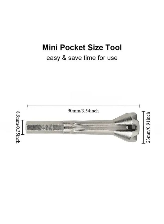 أداة توصيل الأسلاك التلقائية الثقيلة 4 × 6 مربعة 1 قطعة 5 فتحات مرمزة بالألوان 18-30 AWG - Image 5