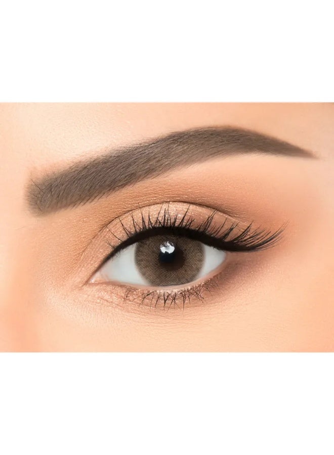 NewLens عدسات لاصقة بنية للاستخدام لمرة واحدة لمدة 6 أشهر - كابوسينو - Image 2