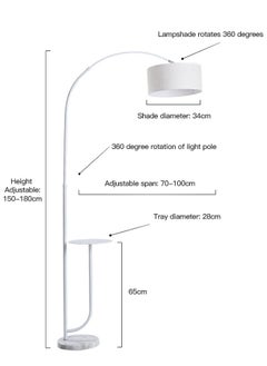 Pure Natural Marble Floor Lamp with Shelf White 150-180 cm - pzsku/Z03EA480243FF0F9AF1DAZ/45/_/1680581044/f658ac78-b9d7-4f17-989a-1d6877dad36f