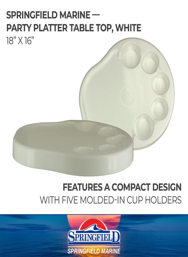 Springfield Marine 1670009 Party Platter Table Package - Table Top Only - Image 2