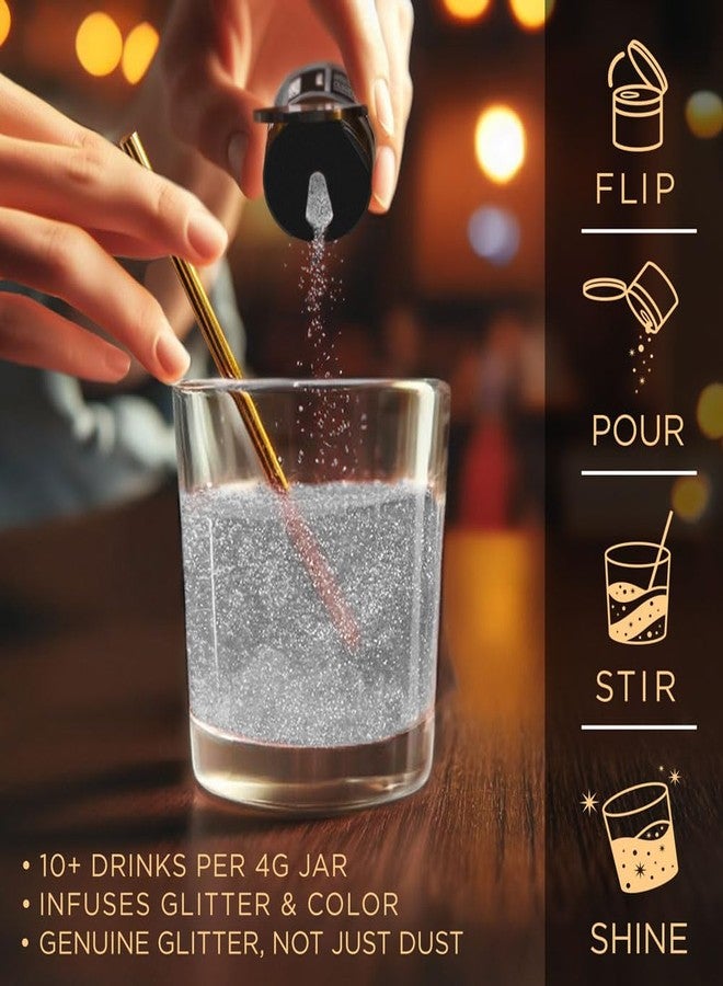 Bakell Brew Glitter Edible Drink Glitter Pump 1x 4g for Cocktails, Beer, & Beverages (Clear Shimmer) - Image 4