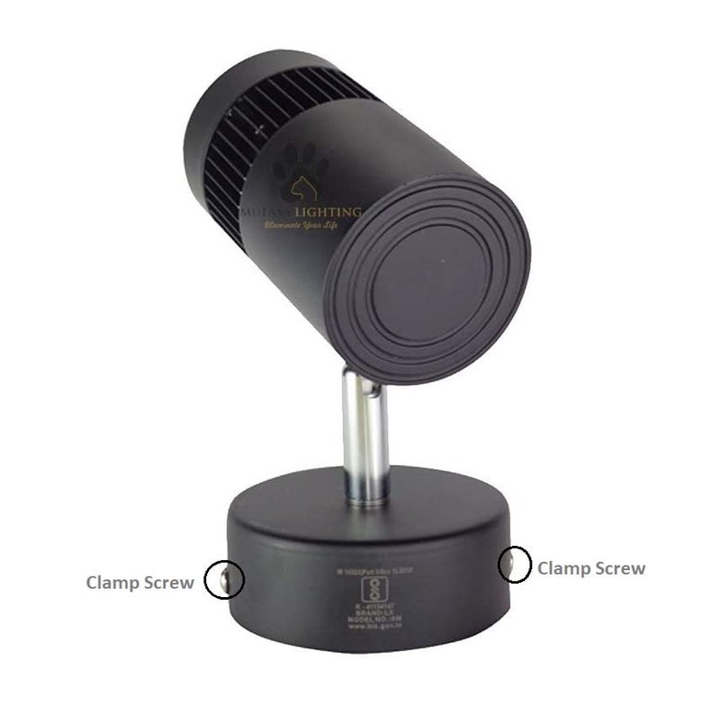 Mufasa 6 Watts Black Body LED Spot Focus Wall Light 13Cm Height (Warm White, Aluminium Body) - Image 5