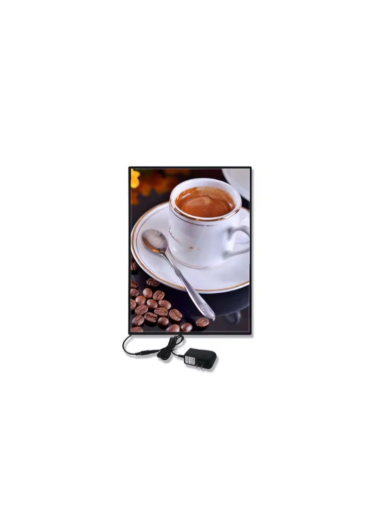 Kalon LED Light Poster Frame Display Sign Board-For Restaurants & Cafés Offices,Salons,Exhibitions Hotels with Power Adapter - Image 2