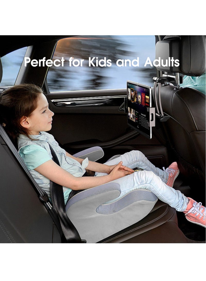 HouDeOS Car Back Seat Mount Tablet Holder for Car Adjustable Phone and iPad 4.7-12.9 Inches Electronic Screen Adjustable Distance and Viewing Angle Rotating Screen for Travel and Daily Use - Image 2